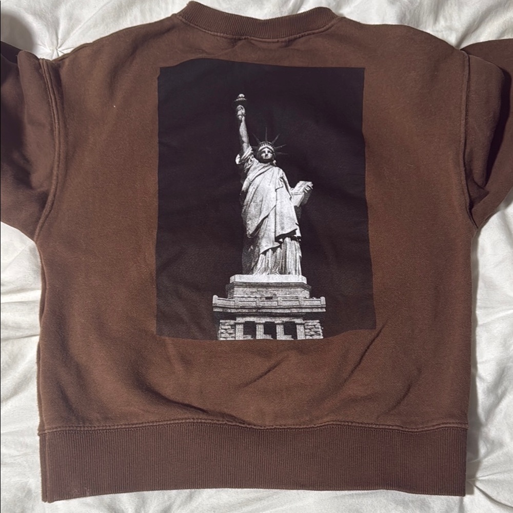 Brown 'Greetings from NYC' Sweater - Picture 2 of 2